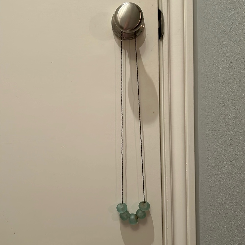 Akola Necklace - Light Blue Stones